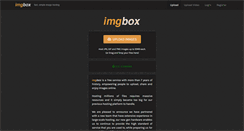 Desktop Screenshot of imgbox.com