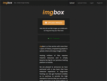 Tablet Screenshot of imgbox.com